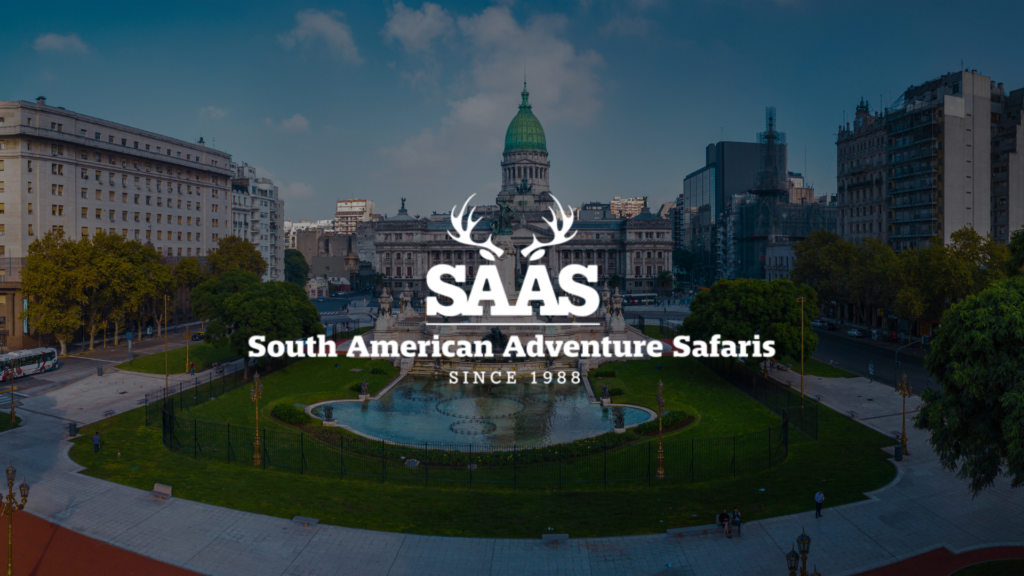 SAAS LOGO AND ARGENTINA BACKGROUND